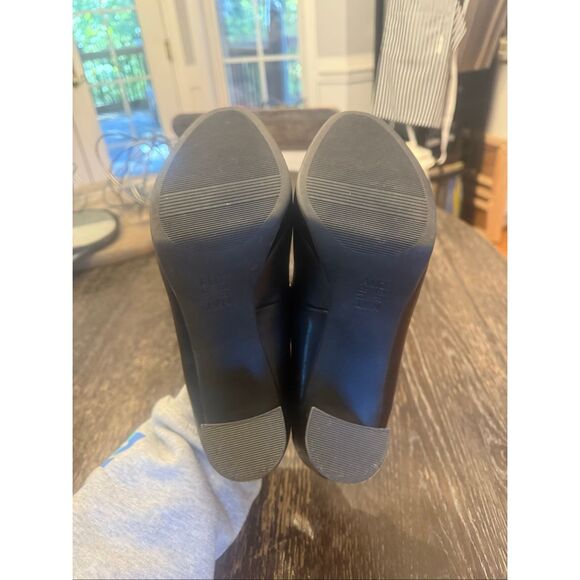Naturalizer Berlin Black Platform Block Heel Pump sz 8.5 EUC - Picture 12 of 14